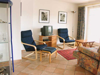 Ferienwohnung Zingst Wohnzimmer